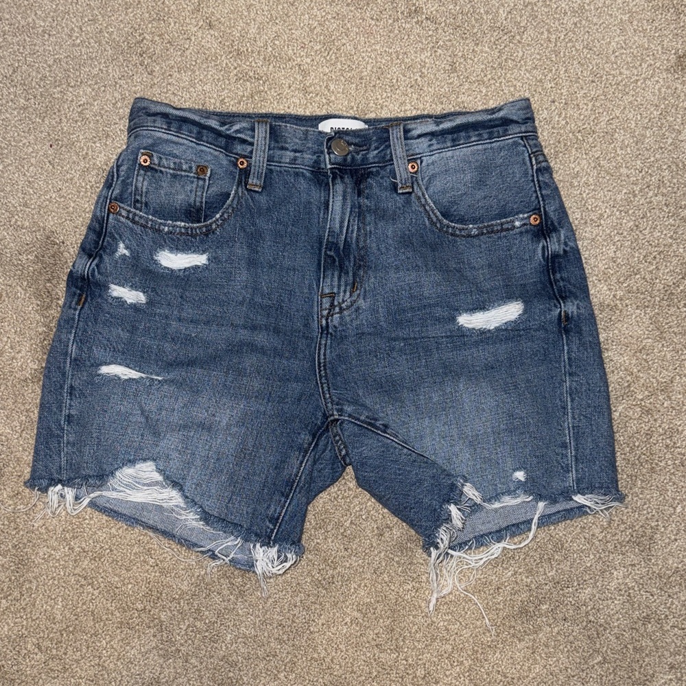 Pistola cut off denim shorts